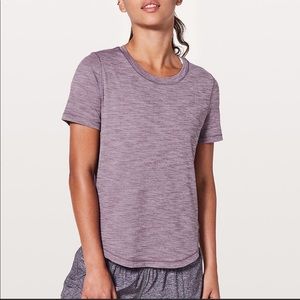 LULULEMON LONG DISTANCE SHORT SLEEVE TEE